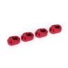 Traxxas - Suspension pin retainer, 6061-T6 aluminum (red-anodized) (4) (TRX-7743-RED)