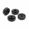 Wheel washers, black (4) (TRX-8957)
