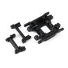 Traxxas - Skidplate, center/ bumper mount, front/ bumper mount, rear (TRX-9736)