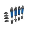 Traxxas - Shocks, GTM, 6061-T6 aluminum (blue-anodized) (fully assembled w/o springs) (4) (TRX-9764-BLUE)