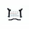 Aluminium Front Shock Mount, Black - Traxxas Maxx