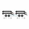 Hardened Steel Adjustable Drive Shaft + Hex Adapter (+2mm), Black - Traxxas Maxx