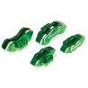 Brake calipers, 6061-T6 aluminum (green-anodized), front (2)/ rear (2) (TRX-8367G)