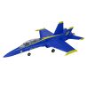 XFly Twin 40MM F-18 EDF 705MM Jet ARTF - Blauw