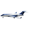 XFLY Twin 40mm J-45 EDF Business Jet PNP - Blauw