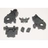 Gear Case+Shock Tower+ shock retainers (YEL17031)