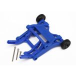 Wheelie bar, assembled (blue) (fits Stampede, Rustler, Bandit series)