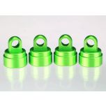Shock caps, aluminum (green-anodized) (4)