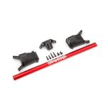 Chassis brace kit, red (fits Rustler 4X4 and Slash 4X4 equipped with Low-CG chassis) (TRX-6730R)