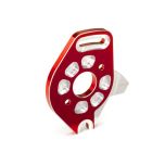 Traxxas - Plate, motor, 6061-T6 aluminum (red-anodized) (TRX-6890R)