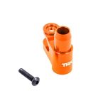 Traxxas - Servo horn, steering, 6061-T6 aluminum (orange-anodized) (TRX-7747-ORNG)
