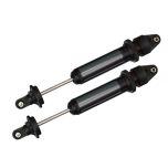 Shocks, GTX, aluminum, black-anodized (fully assembled w/o springs) (2) (TRX-7761A)