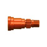 Stub axle, aluminum (orange-anodized) (1) (TRX-7768T)
