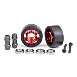 Traxxas - Wheels, wheelie bar, 6061-T6 aluminum (red-anodized) (TRX-7775R)