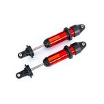 Traxxas - Shocks, GTX, medium (aluminum, red-anodized) (fully assembled w/o springs) (2) (TRX-7861R)