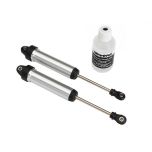 Traxxas - Shocks, GTR, silver aluminum (fully assembled w/o springs) (front, no thread) (2) (TRX-8451)