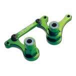 Traxxas - Steering bellcranks, drag link (green-anodized 6061-T6 alumi, TRX-3743G (TRX-3743G)