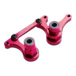 Traxxas - Steering bellcranks, drag link (blue-anodized T6 PINK, TRX-3743P (TRX-3743P)
