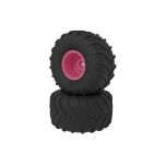Arrma - dBoots Chevron MT Tire Set, Glued, Pink (ARA-2533)