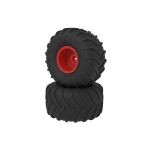 Arrma - dBoots Cut Chevron MT Tire Set Glued, Red (ARA-2534)
