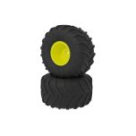 Arrma - dBoots Chevron MT Tire Set, Glued, Yellow (ARA-2536)