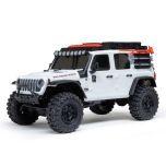 Axial 1/30 SCX30 Jeep Wrangler JLU 4X4 RTR Brushed Rock Crawler - Wit
