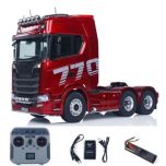Huina 1/14 Scania K770S-100 6X6 RC Haulage Truck RTR - Rood
