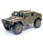E-ZEE RC 1/16 4WD Hummer Military Truck RTR - Groen