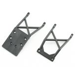 Traxxas - Skid plates (front & rear) (TRX-3623-BLK)