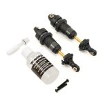 Shocks, GTR long hard-anodized, PTFE-coated bodies with TiN shafts (assembled) (2) (without springs)