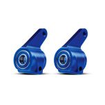 Traxxas Steering blocks, Rustler/Stampede/Bandit (2), 6061-T6 aluminum (blue-anodized)/ 5x11mm ball bearings (4) (TRX-3636A)