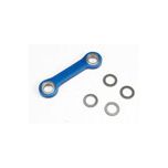 Drag link, machined 6061-t6 aluminum (blue-anodized)/ 5x8x2.5 ball bearing (2)