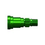 Stub axle, aluminum (green-anodized) (1) (TRX-7768G)