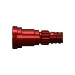Stub axle, aluminum (red-anodized) (1) (TRX-7768R)