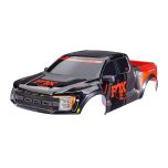 Traxxas - Body, Ford Raptor R, complete (Fox) (includes grille, tailgate trim, side mirrors, decals, & clipless mounting) (requires #10124 & 10125 body mounts) (TRX-10112-FOX)