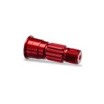 Traxxas - Stub axle front 6061-T6 aluminum (red-anodized) (TRX-10953-RED)