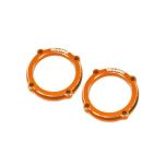 Traxxas - Retainer, LED light pod (orange-anodized 6061-T6 aluminum) (2) (TRX-10969-orng)