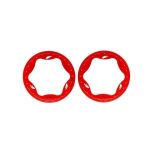 Traxxas - Beadlock rings, front, red (3.5") (2) (TRX-10976-RED)