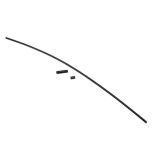 Traxxas - Antenna, tube, black (1)/ vinyl antenna cap (1)/ wire retainer (1) (TRX-1726A)