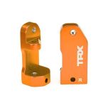Traxxas Caster blocks, 30-degree, orange-anodized 6061-t6 aluminum (left & right) (TRX-3632T)
