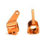 Traxxas Steering blocks (2), 6061-T6 aluminum (orange-anodized)/ 5x11mm ball bearings (4) (TRX-3636T)