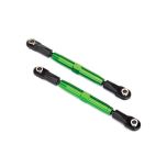 Traxxas - Camber links, rear (TUBES green-anodized, 7075-T6 aluminum, stronger than titani (TRX-3644G)