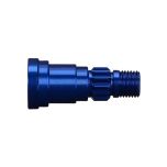 Stub axle, aluminum (blue-anodized) (1) (TRX-7768)