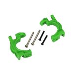 Traxxas - Caster Blocks Left/Right (for use with #9080 upgrade kit) - Green (TRX-9032G)