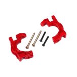 Traxxas - Caster Blocks Left/Right (for use with #9080 upgrade kit) - Red (TRX-9032R)