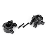 Traxxas - Steering Blocks Left/Right (for use with #9080 upgrade kit) - Black (TRX-9037)