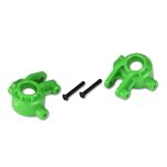 Traxxas - Steering Blocks Left/Right (for use with #9080 upgrade kit) - Green (TRX-9037G)