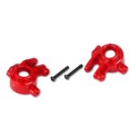 Traxxas - Steering Blocks Left/Right (for use with #9080 upgrade kit) - red (TRX-9037R)