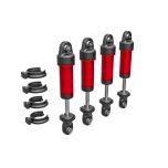 Traxxas - Shocks, GTM, 6061-T6 aluminum (red-anodized) (fully assembled w/o springs) (4) (TRX-9764-RED)