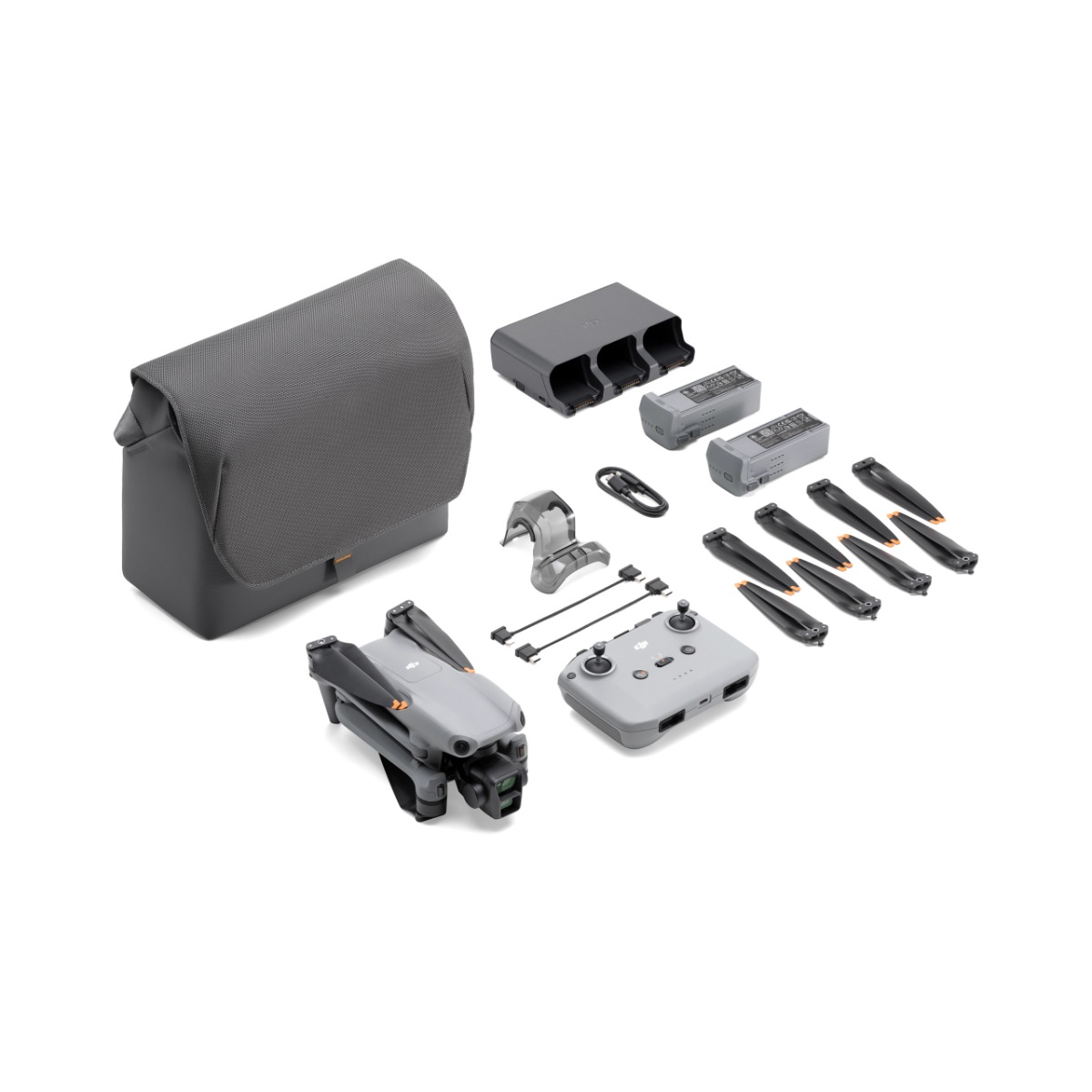 DJI Air 3 Fly More Combo incl. DJI RC-N2 zender DJI Air 3 Fly More Combo incl. DJI RC-N2 zender
